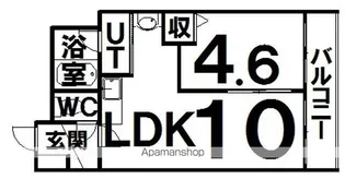 カームコート【2階】の間取り